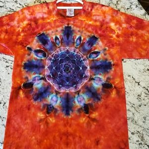 Hand-made tie-dye T-shirt